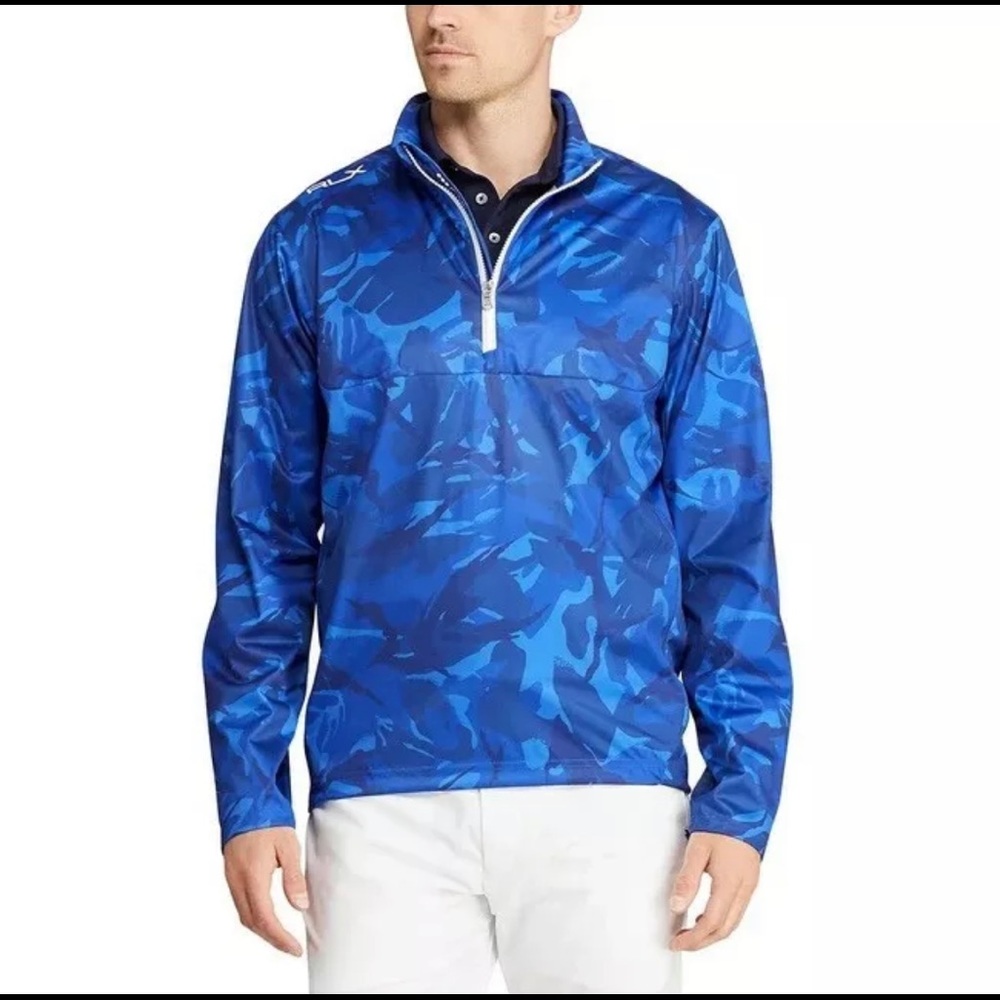 RLX Ralph Lauren Ivy Golf Club Blue Camo Men Sz S